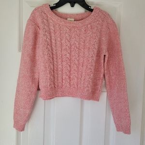 Crazy 8 knit pink sweater. Sweater is in great con